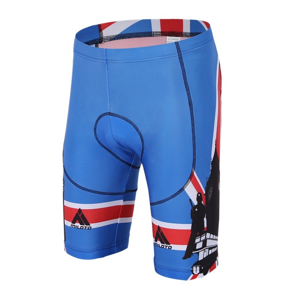 Uriah Men's Cycling Shorts 3D Coolmax Gel Padded England Style Size L(CN)