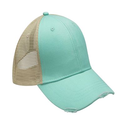 Adams Distressed Ollie Cap OS SEAFOAM/ TAN
