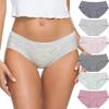 Wealurre Cotton Bikini Women's Breathable Panties Seamless Comfort Underwear(3128L,Stripe 2) view 1