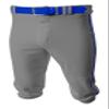 A4 Boy's Baseball Knicker Pant Grey/Royal view 1