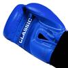 Title Classic Leather Elastic Training Gloves 2.0, Blue, 14 oz view 3