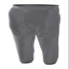 A4 Boy's Economy Baseball Pant Graphite view 1