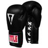 Title Classic Leather Lace Training Gloves 2.0, Black, 18 oz view 1