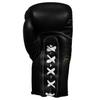 Title Classic Leather Lace Training Gloves 2.0, Black, 18 oz view 2