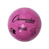 Champion Sports Extreme Series Soccer Ball, Size 3 - Youth League, All Weather, Soft Touch, Maximum Air Retention - Kick Balls for Kids Under 8 - Competitive and Recreational Futbol Games, Pink view 1