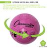 Champion Sports Extreme Series Soccer Ball, Size 3 - Youth League, All Weather, Soft Touch, Maximum Air Retention - Kick Balls for Kids Under 8 - Competitive and Recreational Futbol Games, Pink view 3