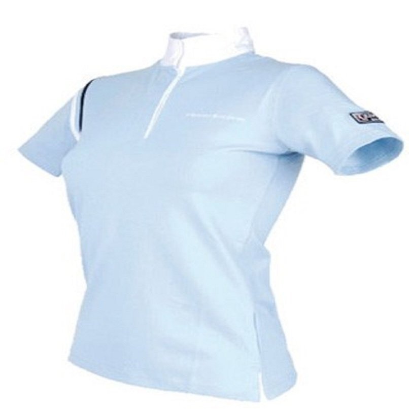 Kingsland Classic Show Shirt Short Sleeve-Light Blue-S (LS-PS-502)