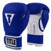 Title Pro Style Leather Training Gloves 3.0, Blue/White, 12 oz view 1