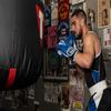 Title Pro Style Leather Training Gloves 3.0, Blue/White, 12 oz view 4