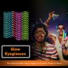 Glow Fever Bendable Glow Stick Glasses - 20ct with Connectors - Party Pack for Concert, Halloween & Birthday Parties - Multi view 2