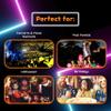 Glow Fever Bendable Glow Stick Glasses - 20ct with Connectors - Party Pack for Concert, Halloween & Birthday Parties - Multi view 3