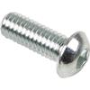 M6 x 12mm Bolt Hardware M6 Button Head Allen Bolts view 1