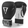 Title Pro Style Leather Training Gloves 3.0, Black/White, 16 oz view 1