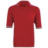 Adams USA Short Sleeve Baseball Umpire Shirt - Sized for Chest Protector, SCARLET view 1