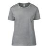 Anvil. Womens/Ladies Fashion Semi-Fitted Short Sleeve T-Shirt (S (US 10/12), Heather Graphite) view 1