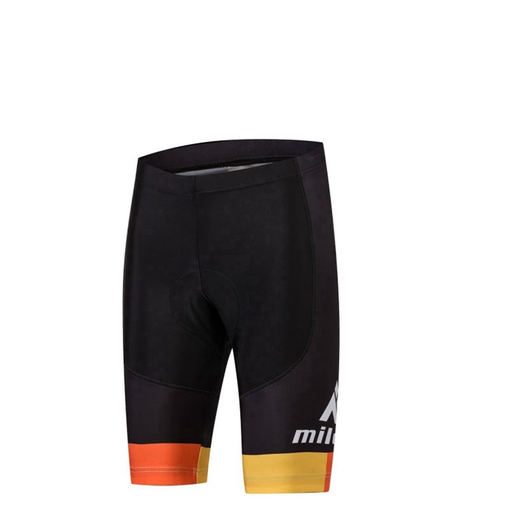 Uriah Men's Cycling Shorts 3D Coolmax Gel Padded Orange Style Size XL(CN)