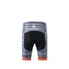 Uriah Men's Cycling Shorts 3D Coolmax Gel Padded Waves Orange Size 4XL(CN) view 2