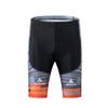 Uriah Men's Cycling Shorts 3D Coolmax Gel Padded Waves Orange Size 4XL(CN) view 3