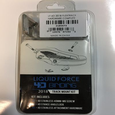 Liquid Force 4D 2018 Flextrack Hardware Complete