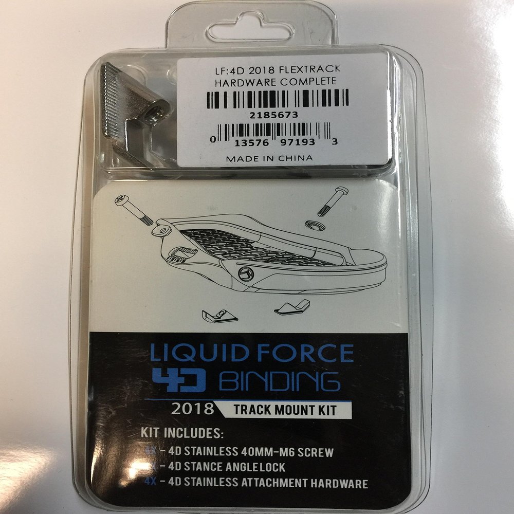 Liquid Force 4D 2018 Flextrack Hardware Complete