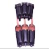 WARCRAFT EXPORTS WWII German K98 Triple Ammo Leather Pouch Set (Repro) - (Free K98 Sling) (BLACK) view 3