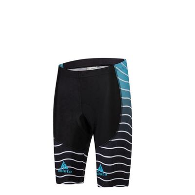 Uriah Men's Cycling Shorts 3D Coolmax Gel Padded Waves Blue Size S(CN)