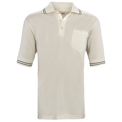 ADAMS USA mens Short Sleeve Baseball Umpire Shirt - Sized for Chest Protector, Cream , Medium