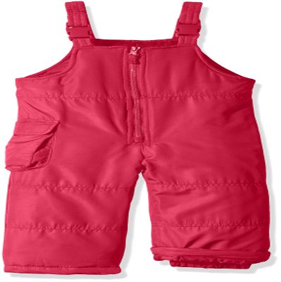 London Fog Girls' Classic Snow Bib Ski Snowsuit, Fusion Pink, 3T