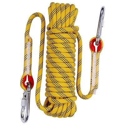 Aoneky 98ft 10mm Static Rope - Polyester Rope for Climbing, Rescue, Arborist Work, Camping & Towing, UV Resistan