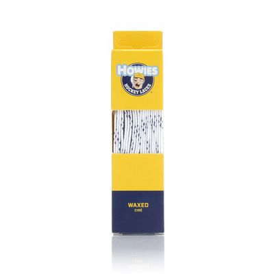 Howies Hockey Skate Laces - White 96 Waxed Laces for Ice Hockey and Figure Skating