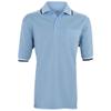 ADAMS USA Short Sleeve Baseball Umpire Shirt - Sized for Chest Protector, Powder Blue view 1