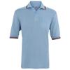 ADAMS USA Short Sleeve Baseball Umpire Shirt - Sized for Chest Protector, Powder Blue/Scarlet , 4X-Large view 1