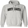 Joe's USA Vintage States Logo Hoodie-2XL-Ash-NorthDakota/b view 1