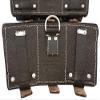 WWII German K98 98K Triple Ammo Leather Pouch Set (Repro) - Dark Brown view 3
