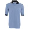 Adams USA Short Sleeve Baseball Umpire Shirt - Sized for Chest Protector, COLUMBIA BLUE view 1