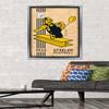 Trends International NFL Pittsburgh Steelers - Retro Logo 14 Wall Poster, 22.375" x 34", Silver Framed Version view 2