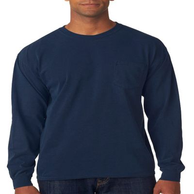 Comfort Colors Garment Dyed Heavyweight Ringspun Long Sleeve Pocket T-Shirt - 4410