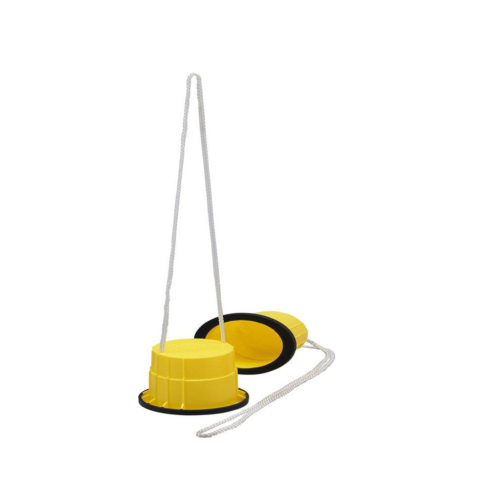 TOEI Light B2577Y Pakapokopoko Yellow Valance, for Indoor and Outdoor Use, Part Diameter 3.9 x Lower Diameter 5.5 x Height 4.9 inches (10 x 14 x 12.5 cm), String Length 47.2 inches (120 cm)
