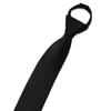 Aurya Solid Color Boys Tie, Polyester Satin Pre-tied Necktie with Adjustable Zipper for Kids Age 812, Wedding, School & Graduation view 2