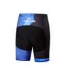 Uriah Men's Cycling Shorts 3D Coolmax Gel Padded Fancy Blue Size XXXL(CN) view 2