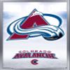Trends International NHL Colorado Avalanche - Logo 17 Wall Poster, 22.375" x 34", Silver Framed Version view 1