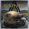Trends International NFL New Orleans Saints - Helmet 16 Wall Poster, 22.375" x 34", Silver Framed Version view 1