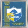 Trends International NFL Los Angeles Chargers - Retro Logo 17 Wall Poster, 22.375" x 34", Silver Framed Version view 1