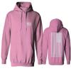 0092. White Vintage American Flag United States America USA us Military Patriotic Sweatshirt Pullover Hoodie (Pink, Small) view 1