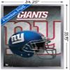 Trends International NFL New York Giants - Helmet 16 Wall Poster, 22.375" x 34", Silver Framed Version view 3