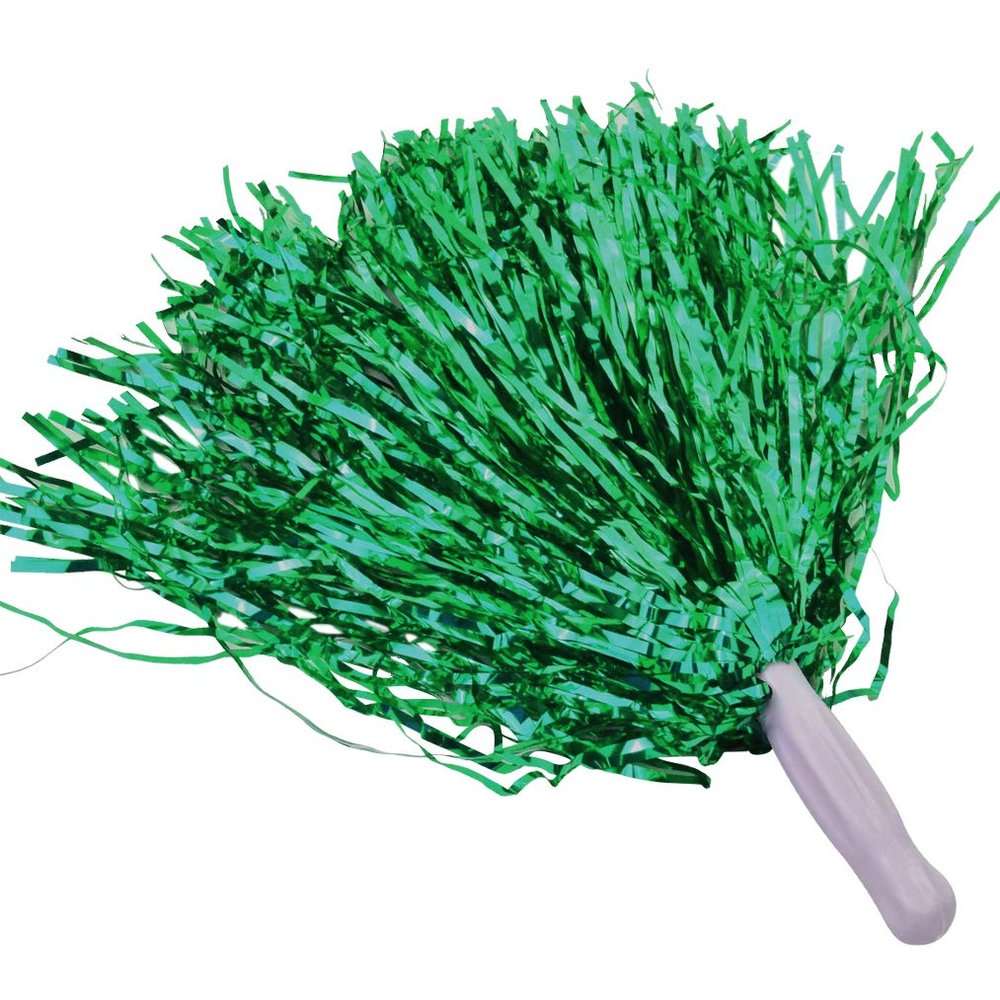 baotongle 12 PCS Cheerleading Squad Spirited Fun Poms Pompoms Cheer Costume Accessory for Party Dance Sports (Greens)