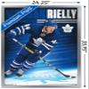 Trends International NHL Toronto Maple Leafs - Morgan Rielly 16 Wall Poster, 22.375" x 34", Silver Framed Version view 3