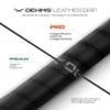 OEHMS Pro Leather Tennis Grip | Black | Adhesive Replacement Grip | Made in Germany view 2