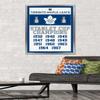 Trends International NHL Toronto Maple Leafs - Champions 16 Wall Poster, 22.375" x 34", Silver Framed Version view 2