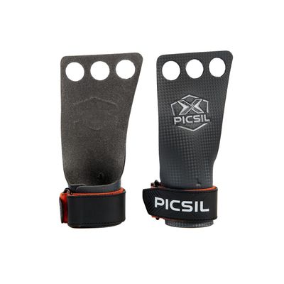 PICSIL RX Grips for Cross Training and Gymnastics, Carbon Fibre Material, Use with Magnesium, Grip on All Surfaces and Bars, Designed for All Athletes